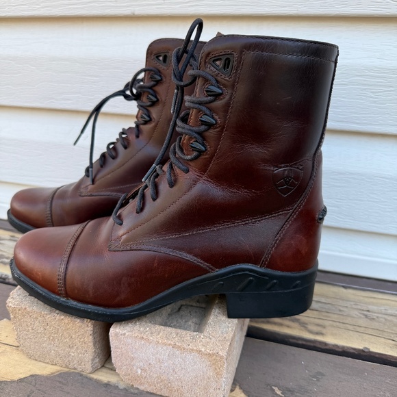 Ariat Shoes - Beautiful High Quality Ariat Brown Leather  Lace Up Boots